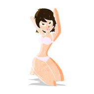 cartoon sexy woman posing N2