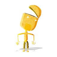 cartoon funny robot N30