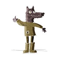 cartoon wolf man N15