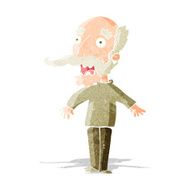 cartoon old man gasping in surprise N3