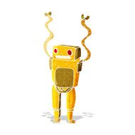 cartoon funny robot N31