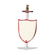 cartoon heraldic shield N7