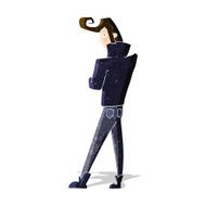 cartoon cool guy N7