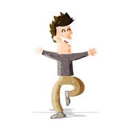 cartoon laughing man N16