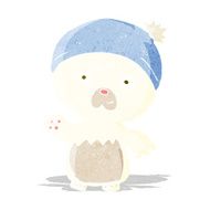 cartoon cute teddy bear in hat N4