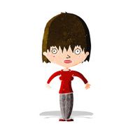 cartoon woman staring N9
