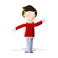Cartoon Man Asking Question N51