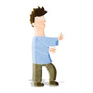 cartoon happy man N153