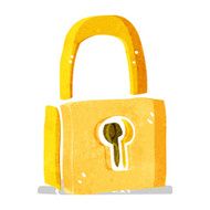 Cartoon Padlock N21