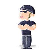 Cartoon Security Guard N6