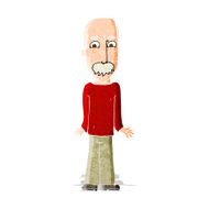 cartoon dad shrugging shoulders N3