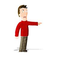 cartoon angry man pointing N3