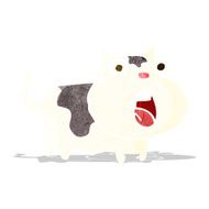 cartoon shocked cat N2