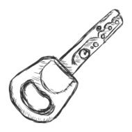 Vector Single Dimple Key