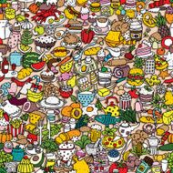 Food seamless pattern N3