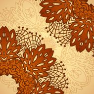 chocolate flower lace pattern N2