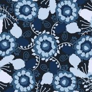 Watercolor pattern in dark colors