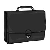 Vector Cartoon Briefcase