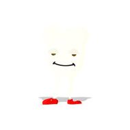 cartoon happy tooth N16