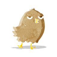 funny cartoon bird N75