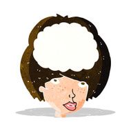 cartoon empty headed woman N3