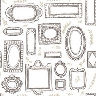 Seamless pattern of frames