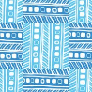 Seamless abstract hand drawn pattern N5