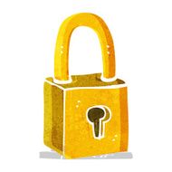 Cartoon Padlock N22