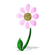 cartoon flower N199