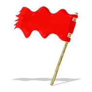Cartoon White Flag N9