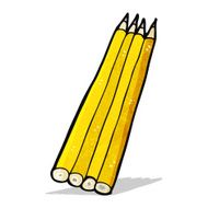 Cartoon Colored Pencils N4