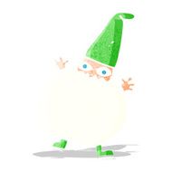 cartoon tiny santa N6