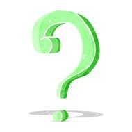 Cartoon Question Mark N32