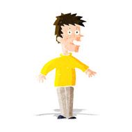 cartoon happy boy N78