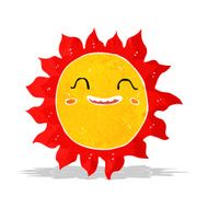 cartoon happy sun N3