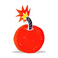 cartoon burning bomb N7