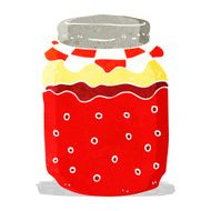 Cartoon Jam Jar N13