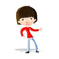 cartoon woman pointing N63
