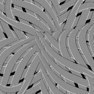 abstract black and white wave stripe pattern background