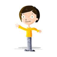 cartoon happy boy N83