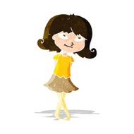 cartoon clever girl N3