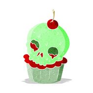 cartoon halloween cup cake N3