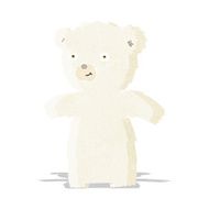 cute cartoon polar bear N13