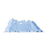 Cartoon Mountain Range N7