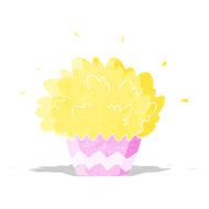 cartoon exploding cupcake N3