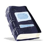 cartoon old book N6
