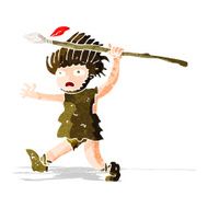 Cartoon caveman N5