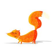 Cartoon little fox N9
