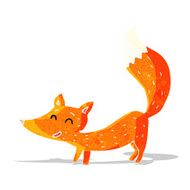 Cartoon little fox N10