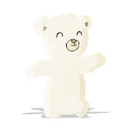 cute cartoon polar bear N16